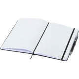 Set taccuino A5  in materiale riciclato Spectrum e penna a sfera personalizzato con logo - Pubblienne