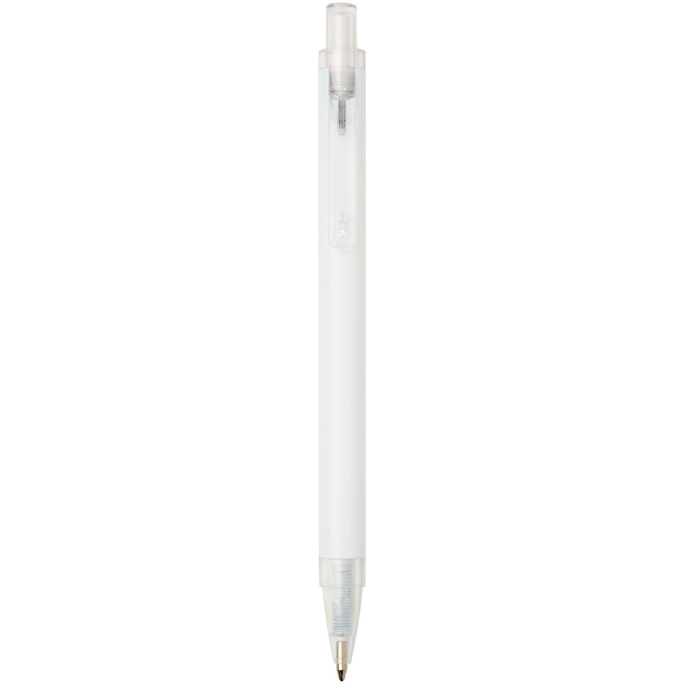 Penna a sfera in alluminio riciclato Spectrum (inchiostro blu) personalizzato con logo - Pubblienne