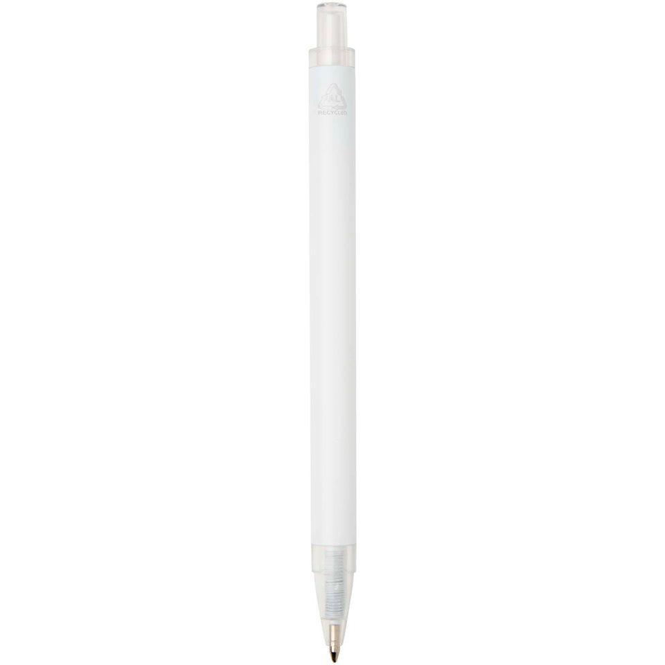 Penna a sfera in alluminio riciclato Spectrum (inchiostro blu) personalizzato con logo - Pubblienne
