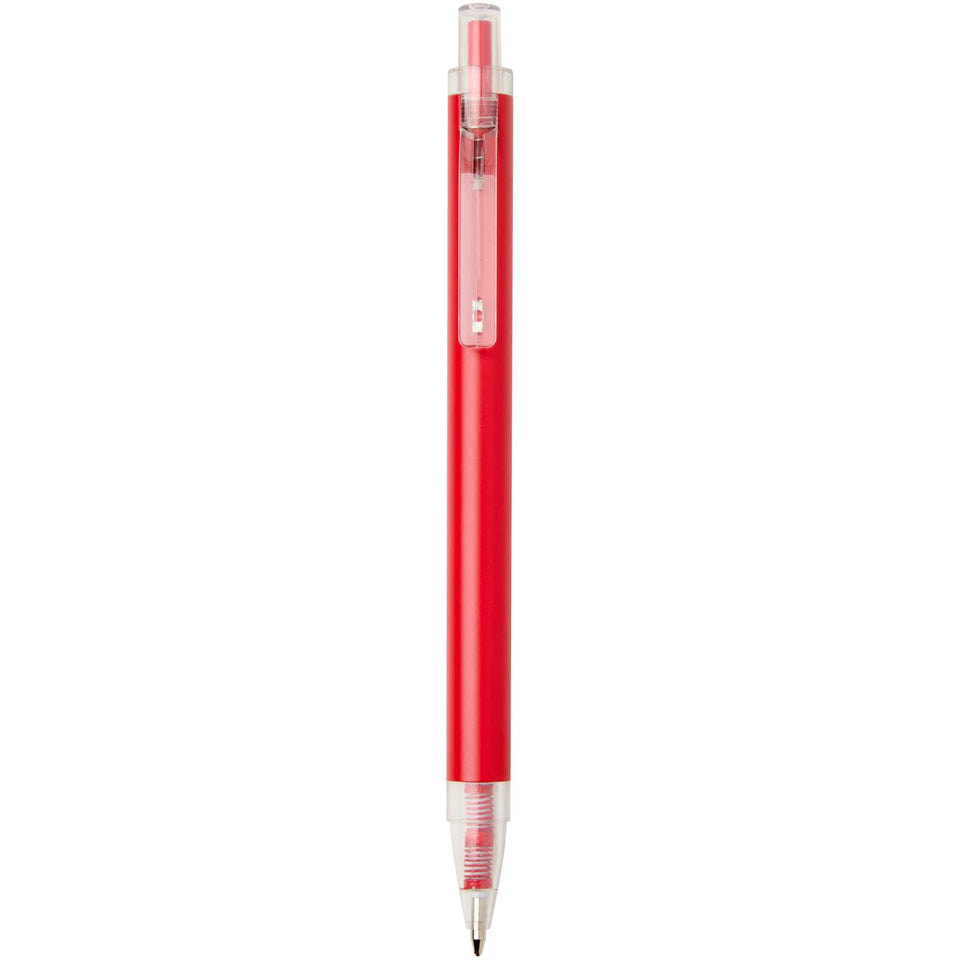 Penna a sfera in alluminio riciclato Spectrum (inchiostro blu) personalizzato con logo - Pubblienne