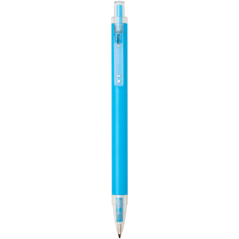 Penna a sfera in alluminio riciclato Spectrum (inchiostro blu) personalizzato con logo - Pubblienne
