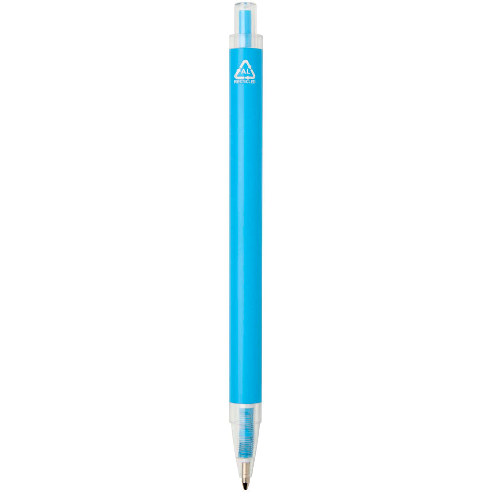 Penna a sfera in alluminio riciclato Spectrum (inchiostro blu) personalizzato con logo - Pubblienne
