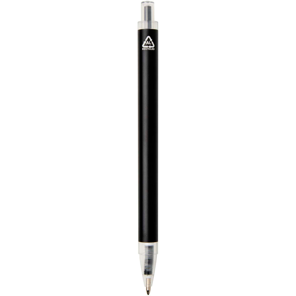 Penna a sfera in alluminio riciclato Spectrum (inchiostro blu) personalizzato con logo - Pubblienne