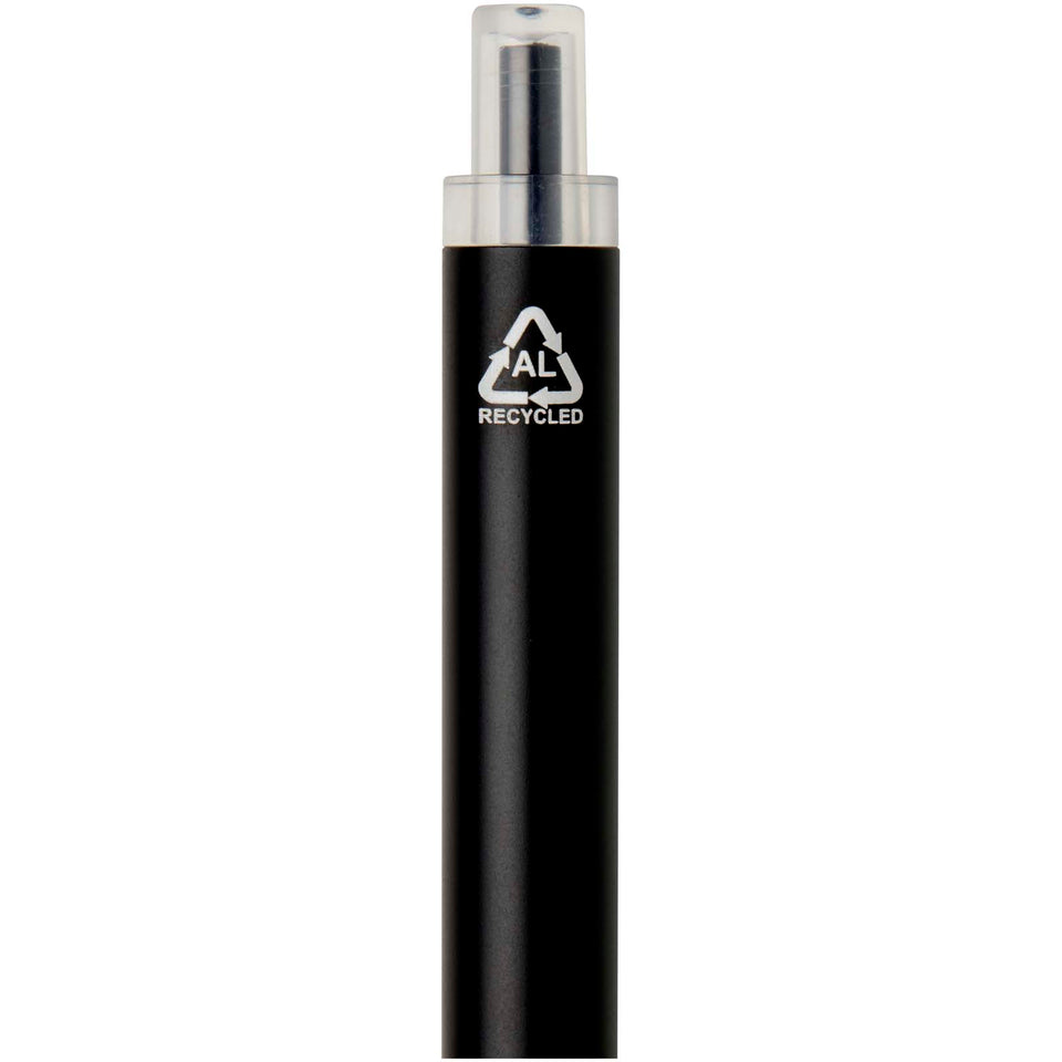 Penna a sfera in alluminio riciclato Spectrum (inchiostro blu) personalizzato con logo - Pubblienne