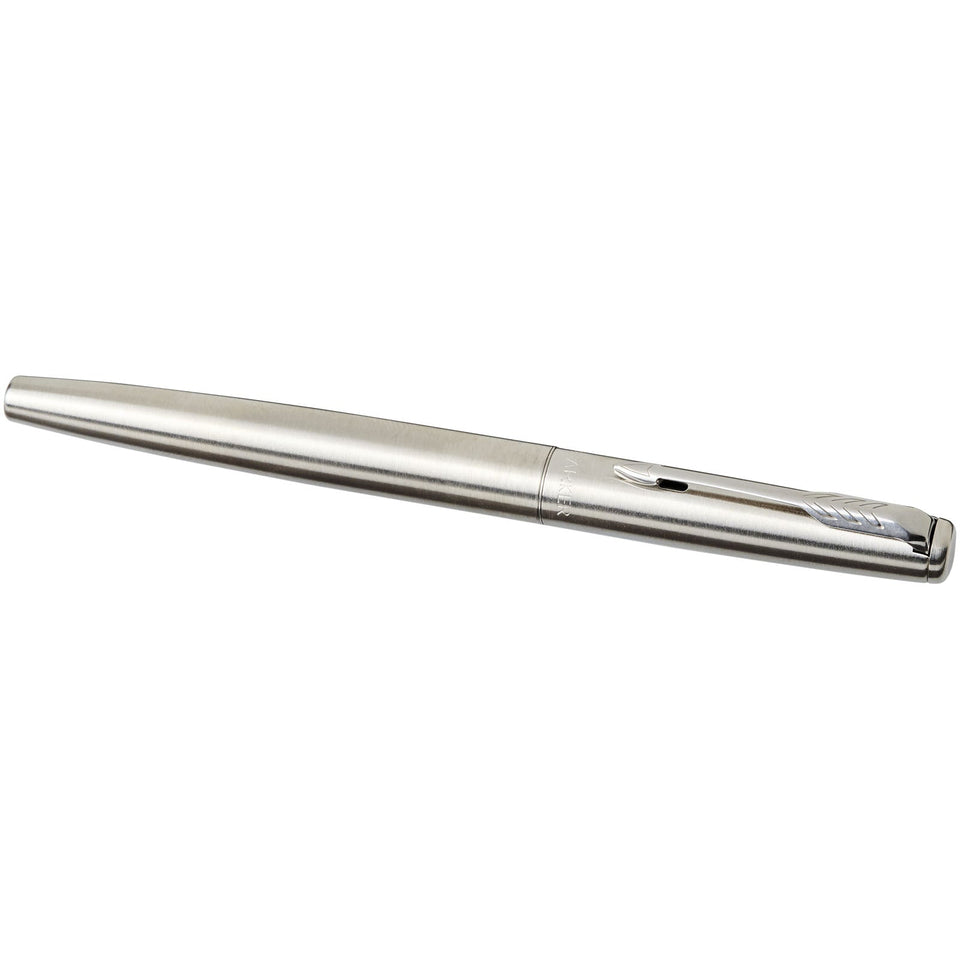 Parker penna stilografica Jotter in acciaio inossidabile (inchiostro blu) personalizzato con logo - Pubblienne