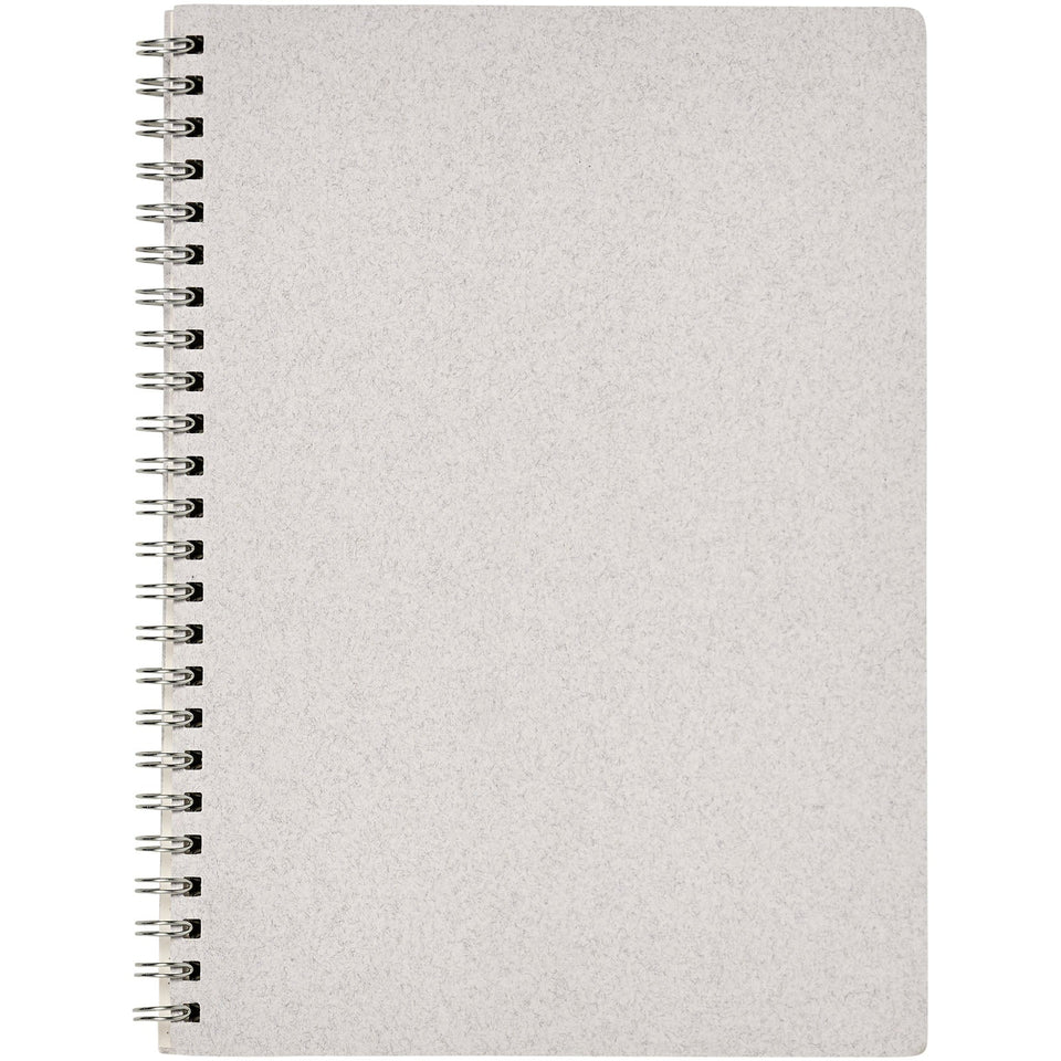 Quaderno formato A5 con rilegatura a spirale Bianco personalizzato con logo - Pubblienne