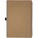 Quaderno Cobble formato A5 con rilegatura a spirale in cartone riciclato e carta di pietra personalizzato con logo - Pubblienne