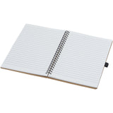 Quaderno Cobble formato A5 con rilegatura a spirale in cartone riciclato e carta di pietra personalizzato con logo - Pubblienne