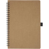 Quaderno Cobble formato A5 con rilegatura a spirale in cartone riciclato e carta di pietra personalizzato con logo - Pubblienne