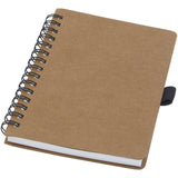 Quaderno Cobble formato A6 con rilegatura a spirale in cartone riciclato e carta di pietra personalizzato con logo - Pubblienne