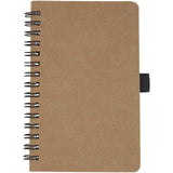 Quaderno Cobble formato A6 con rilegatura a spirale in cartone riciclato e carta di pietra personalizzato con logo - Pubblienne