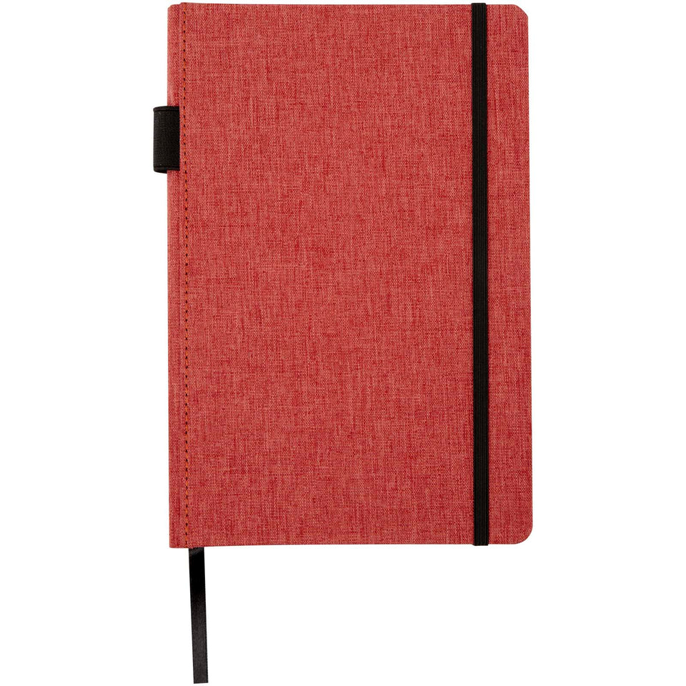 Quaderno Orin formato A5 in PET riciclato personalizzato con logo - Pubblienne