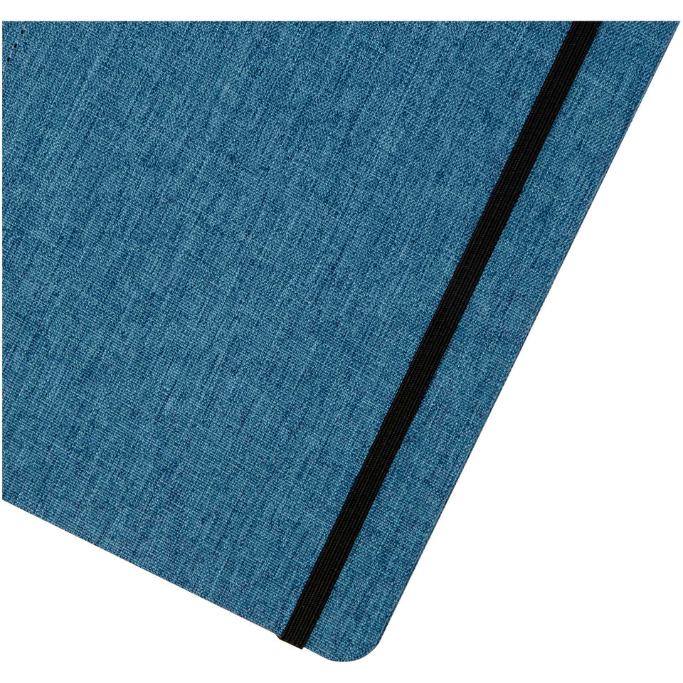Quaderno Orin formato A5 in PET riciclato personalizzato con logo - Pubblienne