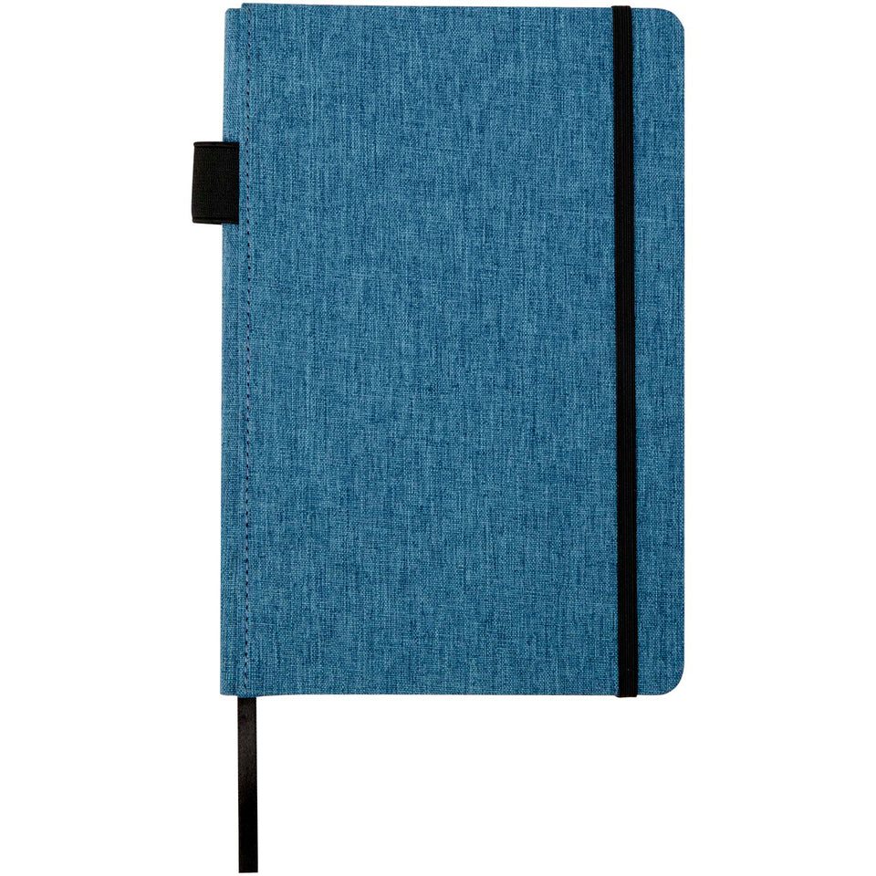 Quaderno Orin formato A5 in PET riciclato personalizzato con logo - Pubblienne