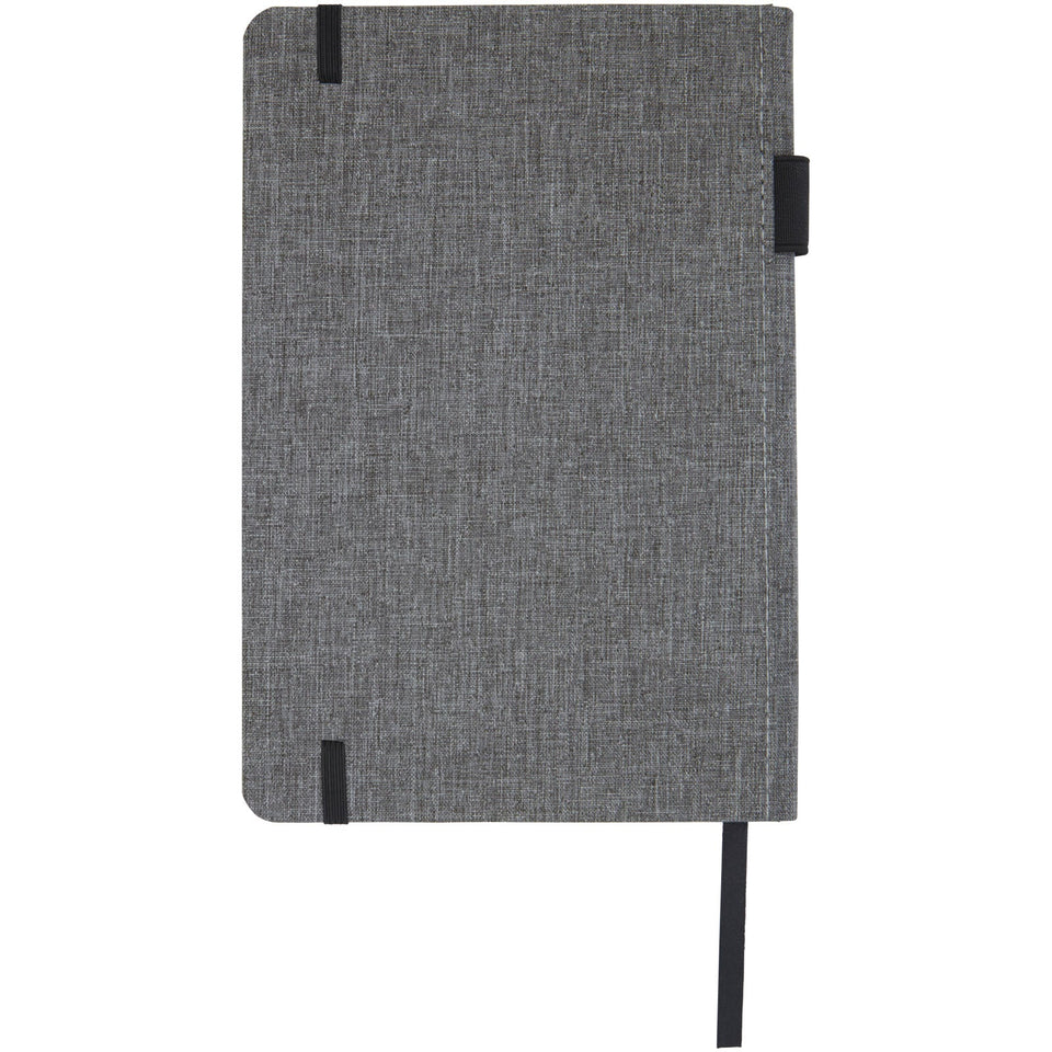Quaderno Orin formato A5 in PET riciclato personalizzato con logo - Pubblienne