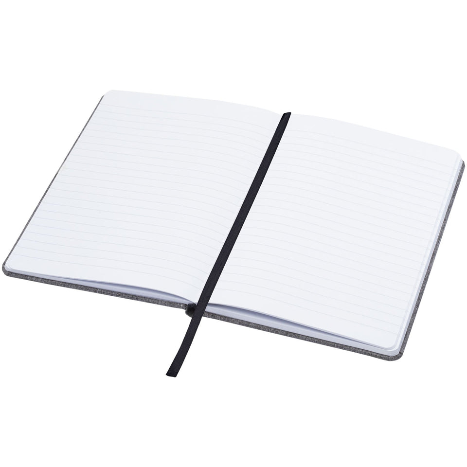 Quaderno Orin formato A5 in PET riciclato personalizzato con logo - Pubblienne