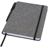 Quaderno Orin formato A5 in PET riciclato personalizzato con logo - Pubblienne
