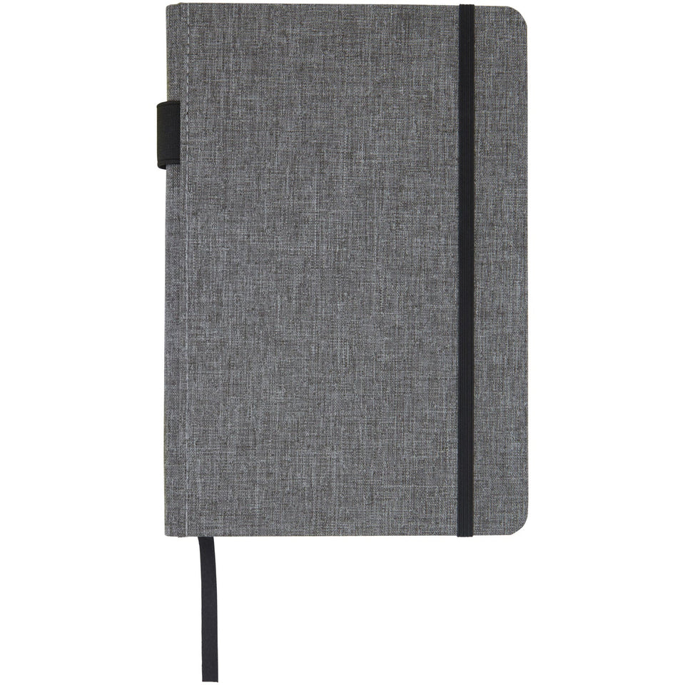 Quaderno Orin formato A5 in PET riciclato personalizzato con logo - Pubblienne