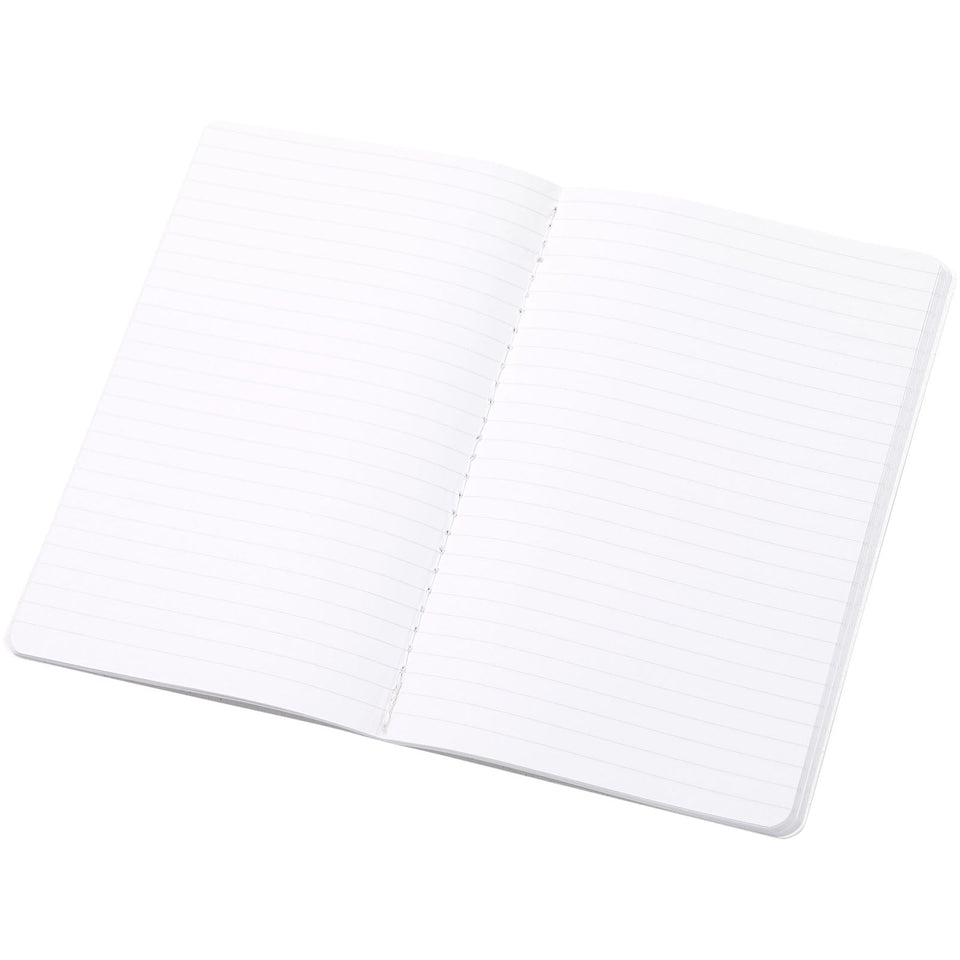 Quaderno Fabia con copertina in carta crush personalizzato con logo - Pubblienne
