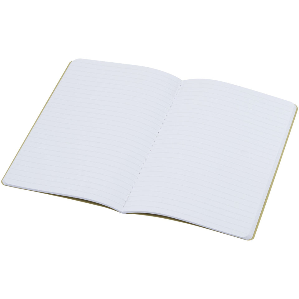 Quaderno Fabia con copertina in carta crush personalizzato con logo - Pubblienne