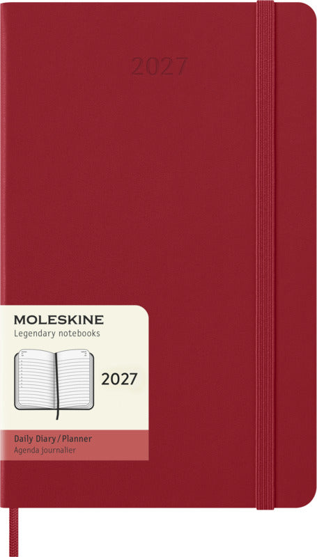 Agenda giornaliera 12 mesi con copertina rigida Moleskine personalizzato con logo - Pubblienne