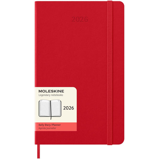 Agenda giornaliera 12 mesi con copertina rigida Moleskine personalizzato con logo - Pubblienne