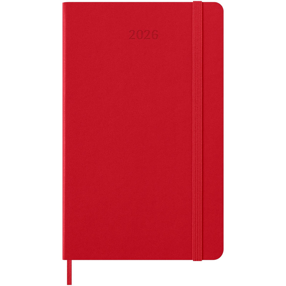 Agenda giornaliera 12 mesi con copertina rigida Moleskine personalizzato con logo - Pubblienne