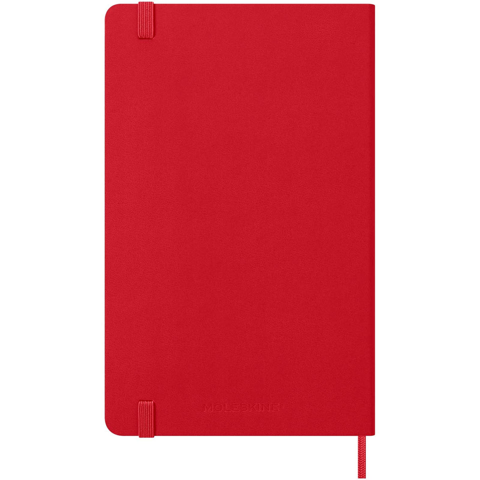 Agenda settimanale 12 mesi formato L con copertina rigida Moleskine personalizzato con logo - Pubblienne