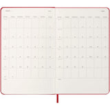 Agenda settimanale 12 mesi formato L con copertina rigida Moleskine personalizzato con logo - Pubblienne