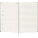 Agenda settimanale 12 mesi formato L con copertina rigida Moleskine personalizzato con logo - Pubblienne