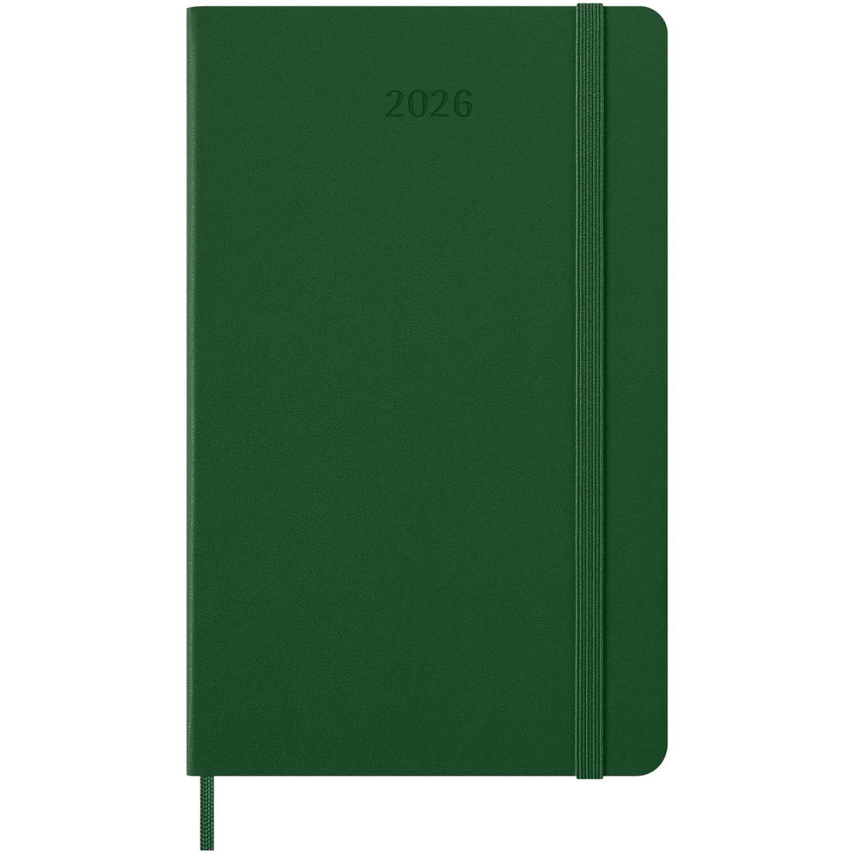 Agenda settimanale 12 mesi formato L con copertina rigida Moleskine personalizzato con logo - Pubblienne