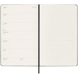 Agenda settimanale 12 mesi formato L con copertina rigida Moleskine personalizzato con logo - Pubblienne