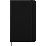 Agenda settimanale 12 mesi formato L con copertina rigida Moleskine personalizzato con logo - Pubblienne