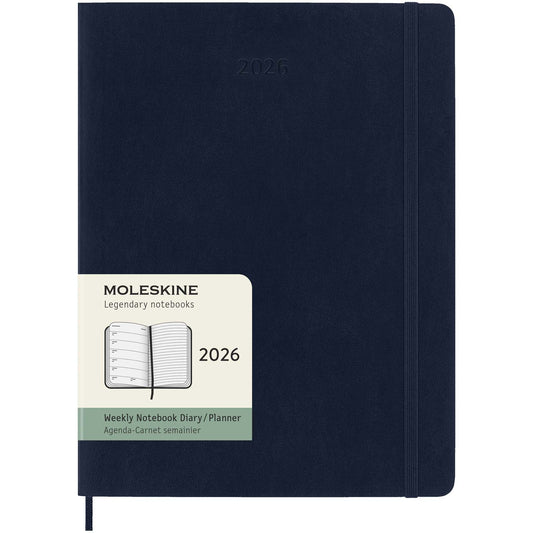 Blocco note 12 mesi formato XL con copertina morbida Moleskine personalizzato con logo - Pubblienne