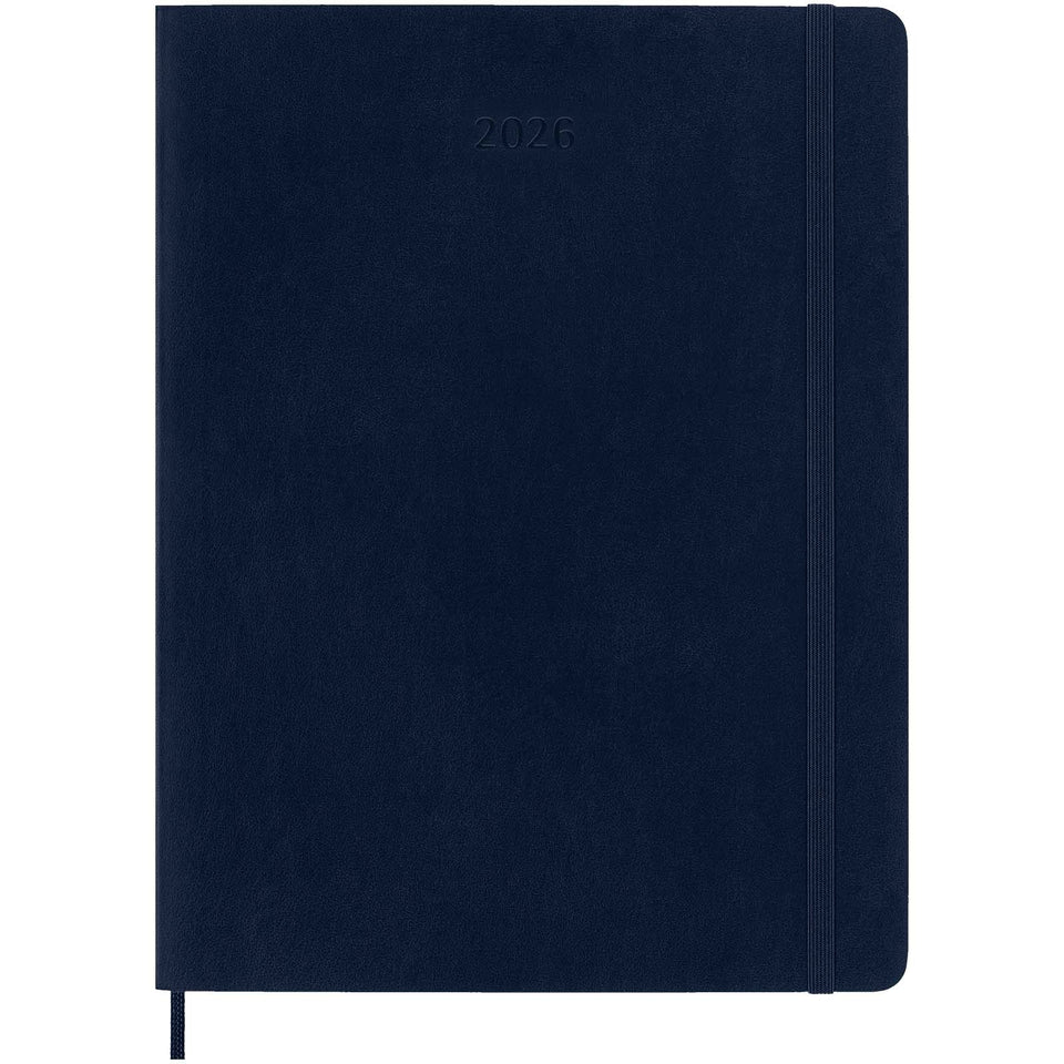 Blocco note 12 mesi formato XL con copertina morbida Moleskine personalizzato con logo - Pubblienne