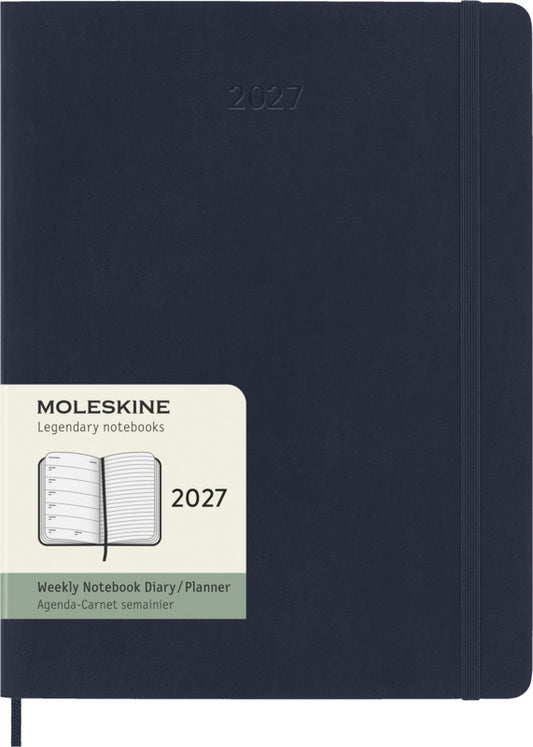 Blocco note 12 mesi formato XL con copertina morbida Moleskine personalizzato con logo - Pubblienne