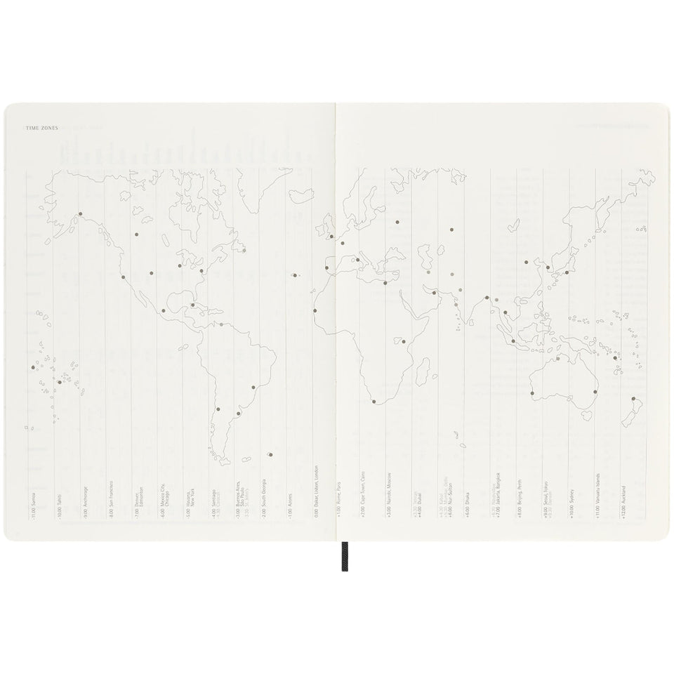 Blocco note 12 mesi formato XL con copertina morbida Moleskine personalizzato con logo - Pubblienne