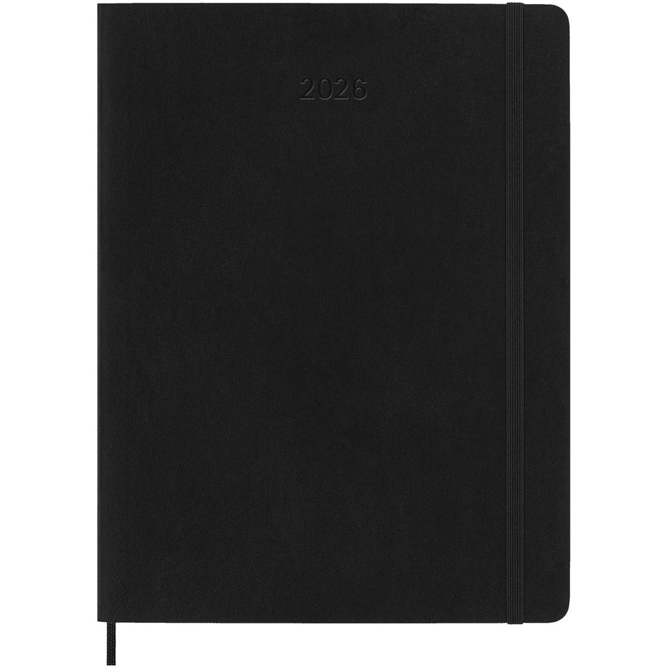 Blocco note 12 mesi formato XL con copertina morbida Moleskine personalizzato con logo - Pubblienne