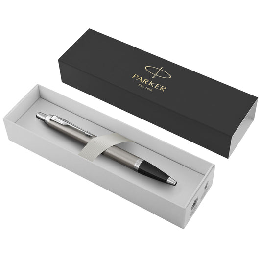 Parker penna a sfera IM (inchiostro blu) personalizzato con logo - Pubblienne