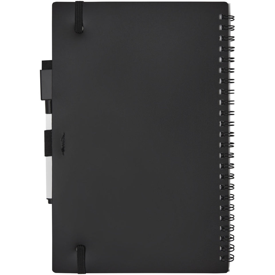 Blocco note Pebbles riutilizzabile in formato A5 personalizzato con logo - Pubblienne