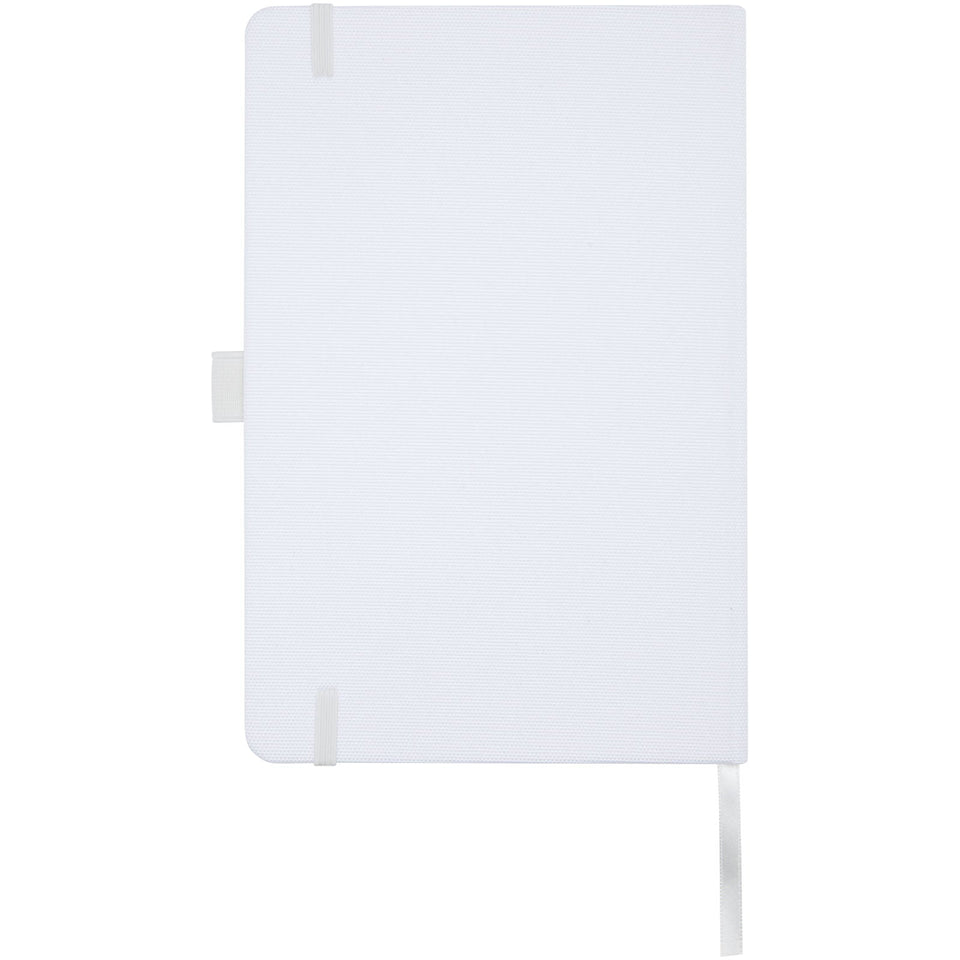 Blocco note A5 in carta riciclata con cover in PET riciclato Honua personalizzato con logo - Pubblienne
