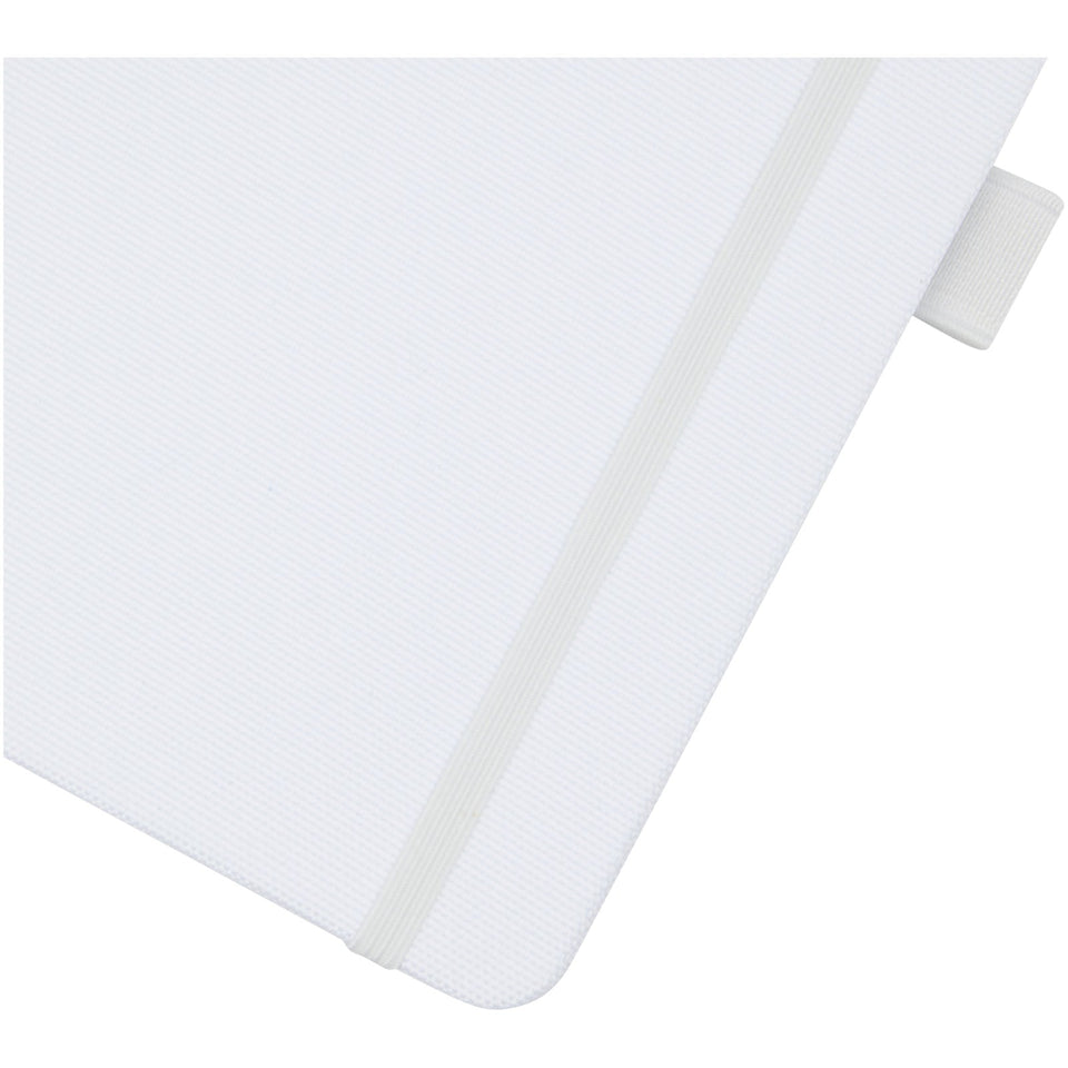 Blocco note A5 in carta riciclata con cover in PET riciclato Honua personalizzato con logo - Pubblienne