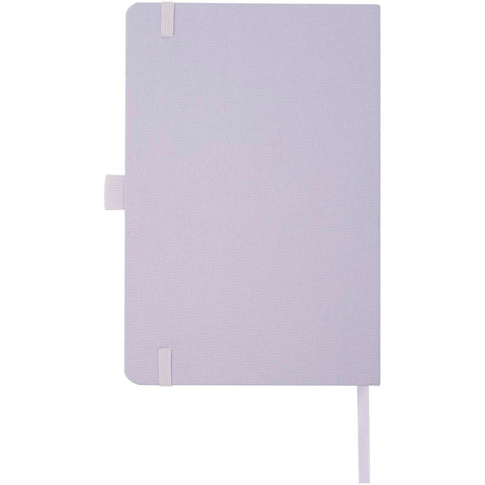 Blocco note A5 in carta riciclata con cover in PET riciclato Honua personalizzato con logo - Pubblienne
