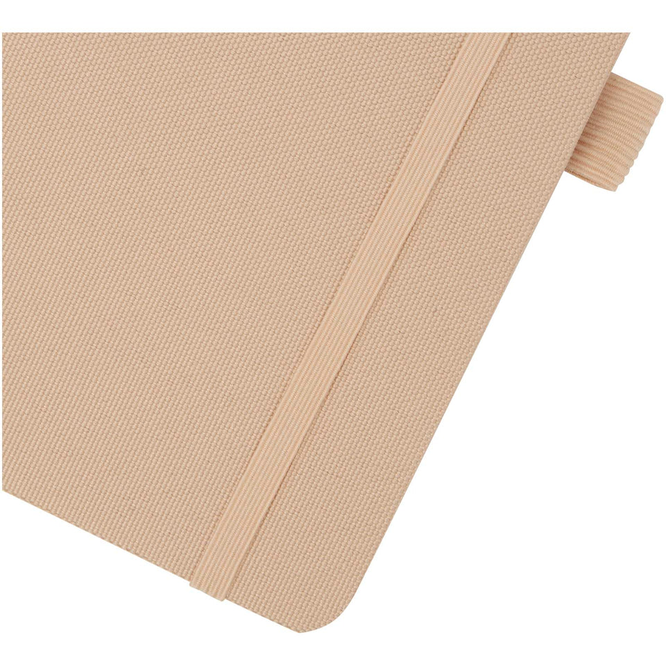 Blocco note A5 in carta riciclata con cover in PET riciclato Honua personalizzato con logo - Pubblienne