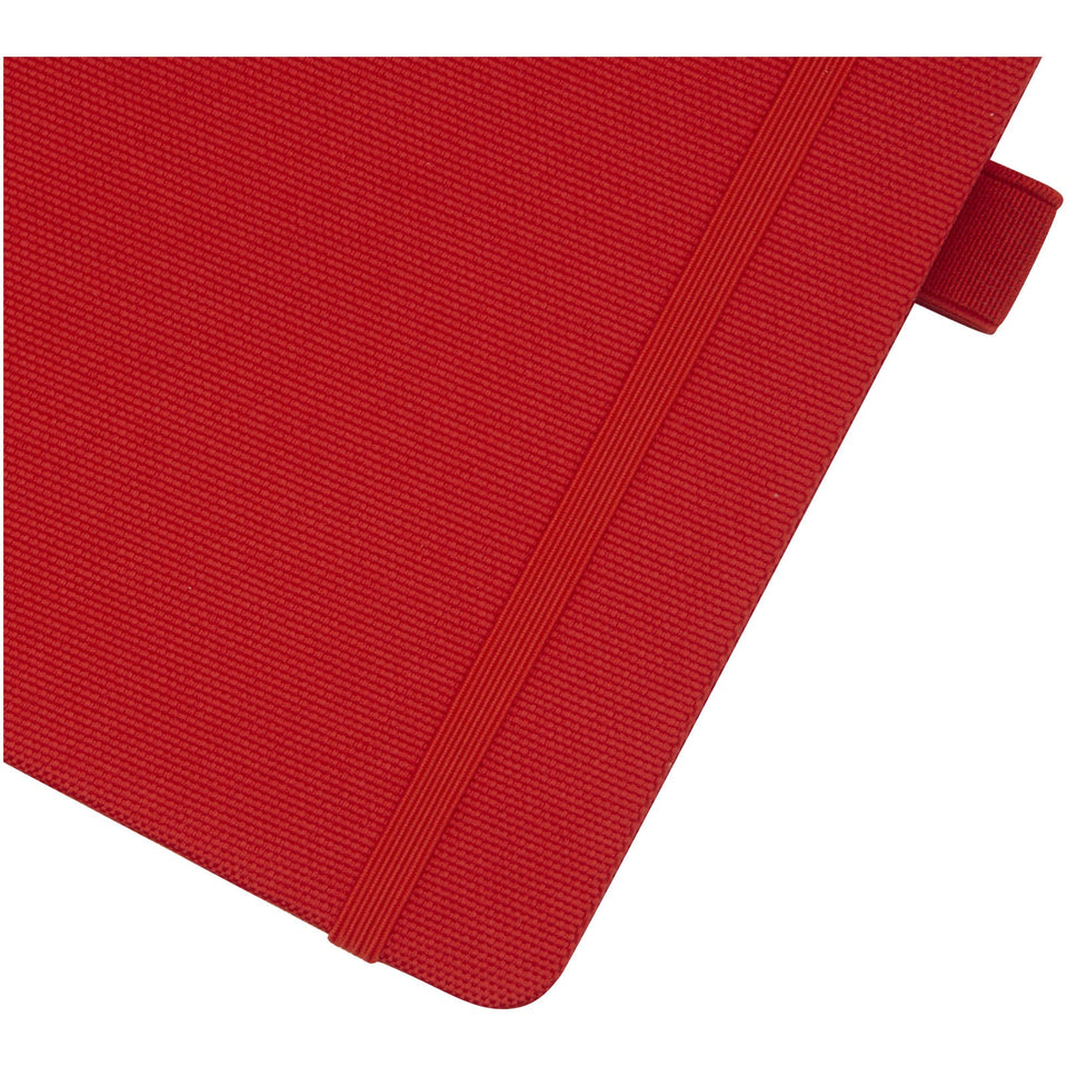 Blocco note A5 in carta riciclata con cover in PET riciclato Honua personalizzato con logo - Pubblienne