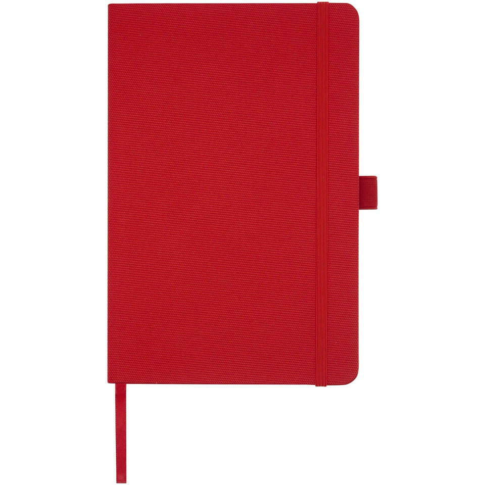 Blocco note A5 in carta riciclata con cover in PET riciclato Honua personalizzato con logo - Pubblienne
