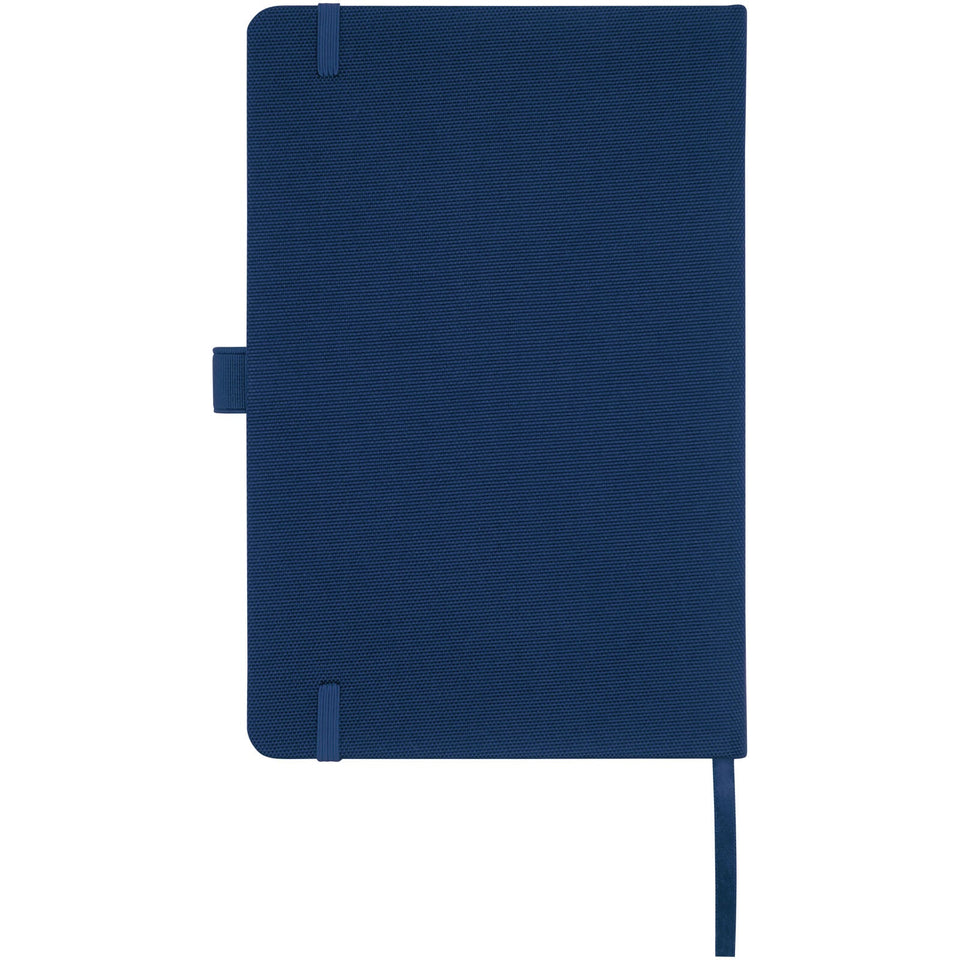 Blocco note A5 in carta riciclata con cover in PET riciclato Honua personalizzato con logo - Pubblienne