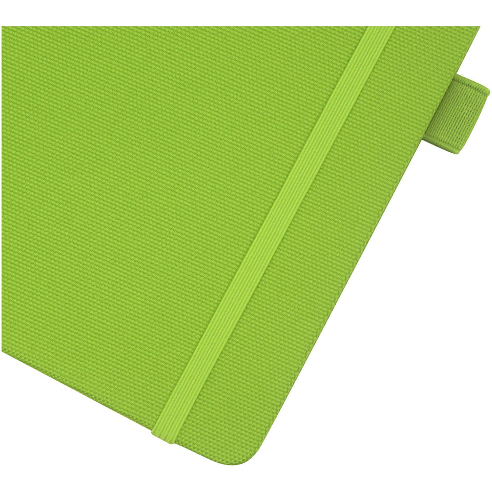 Blocco note A5 in carta riciclata con cover in PET riciclato Honua personalizzato con logo - Pubblienne