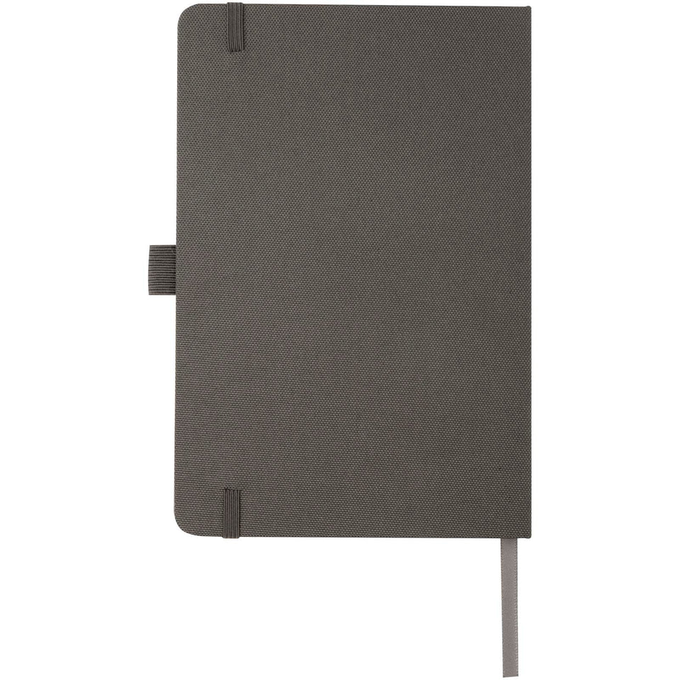 Blocco note A5 in carta riciclata con cover in PET riciclato Honua personalizzato con logo - Pubblienne