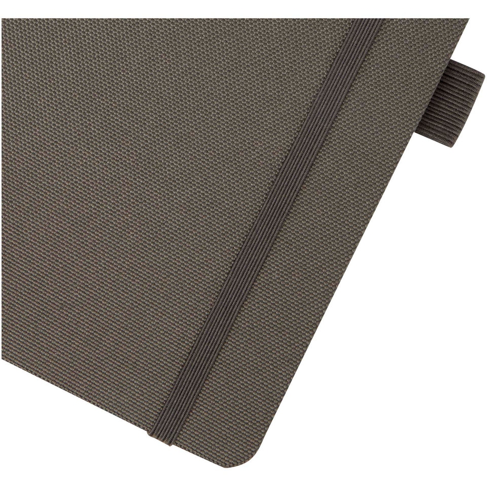 Blocco note A5 in carta riciclata con cover in PET riciclato Honua personalizzato con logo - Pubblienne